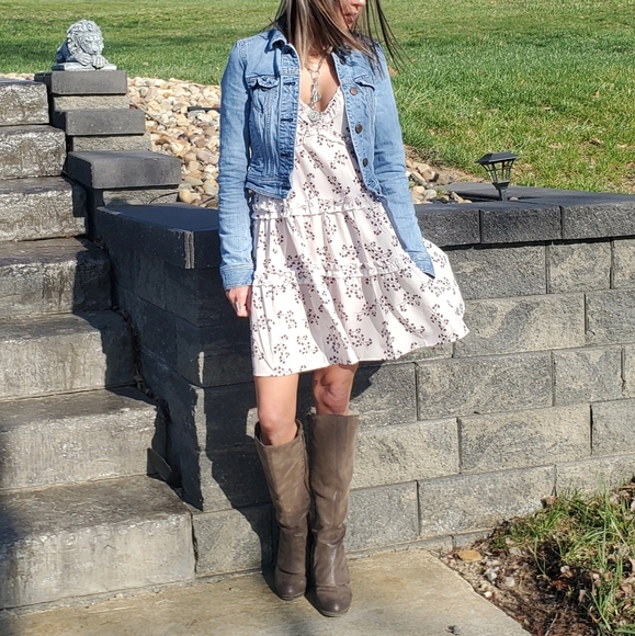 Floral Print Ruffle Dress - Picture 10 of 10